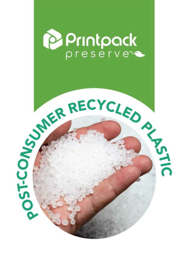 Sustainable PCR - Post Consumer Recycled Plastic - Printpack