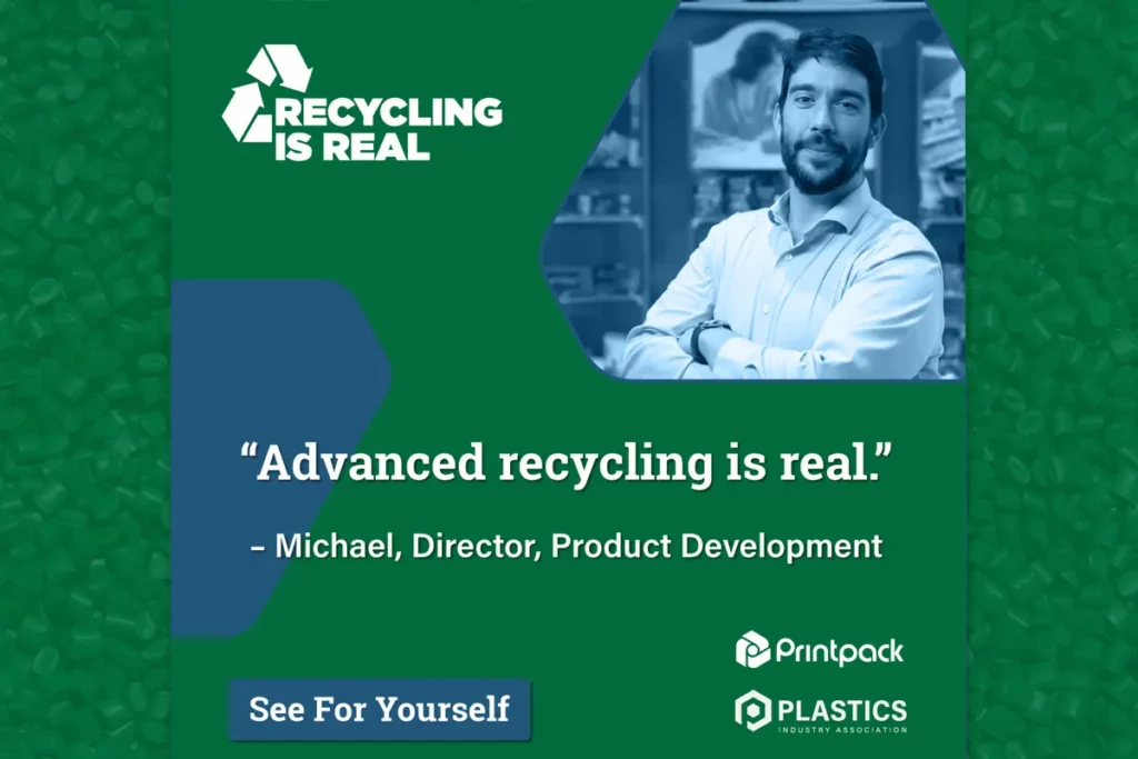 PLASTICS Releases New Recycling is Real Video Featuring Printpack